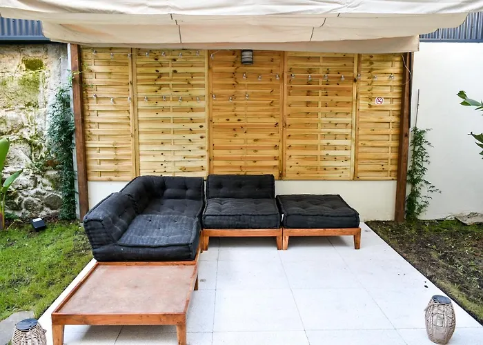 公寓 Lindo 2 Quartos Com Patio - Batalha - C 波尔图